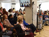 Volles Haus im PresseClub München: Die Podiumsdiskussion zum Thema „Wiedererstarkter Judenhass in Deutschland“ stieß auf sehr großes Interesse