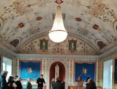 Die Gemeinde Ismaning. Historischer Schlosssaal