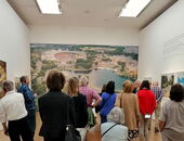 Exkursion zur Ausstellung „Civilization“ in der Kunsthalle München am 19.5.25. Foto: Hildegard Tröger.