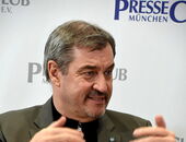 Nach der Kommunalwahl stellte sich Ministerpräsident Söder den Fragen der Journalisten.