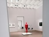 Am 8. Juli besuchten Mitglieder des Münchner PresseClubs die Ausstellung „Fünf Freunde“ im Museum Brandhorst in München. Foto: Hildegard Tröger.
