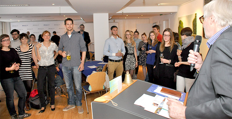ca. 60 Gäste – Mentees und Mentoren aus 10 Jahren – feierten im PresseClub