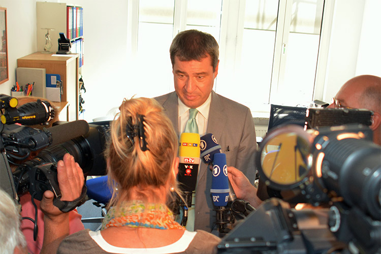 Finanzminister Dr. Markus Söder. Foto: Hans Schwepfinger.