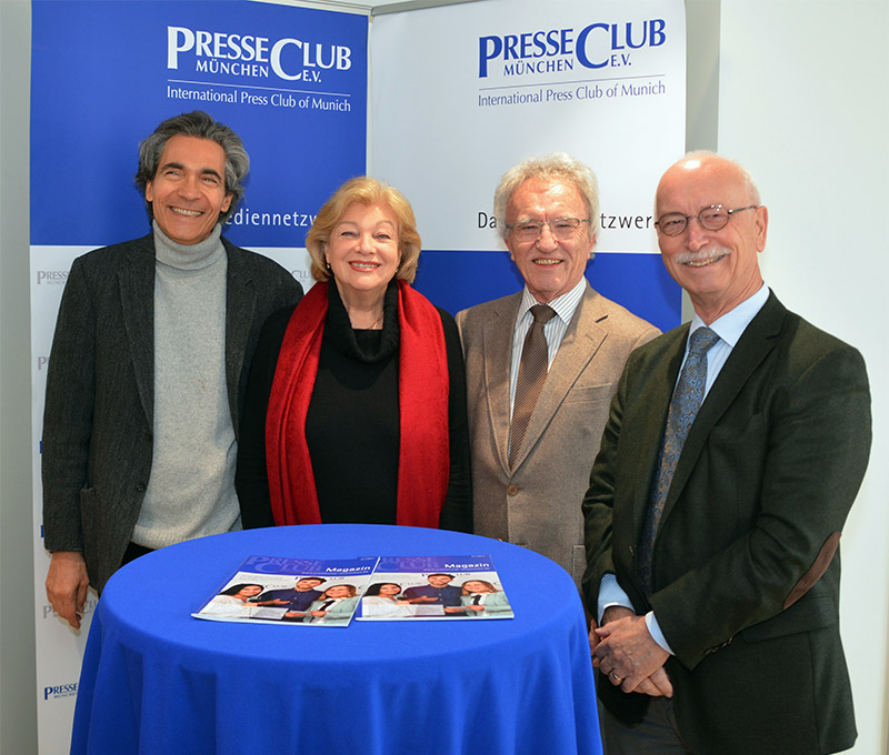 „Atomkrieg aus Versehen?“ Pressekonferenz im Münchner PresseClub am 6. Februar 2018. Foto: Johann Schwepfinger.