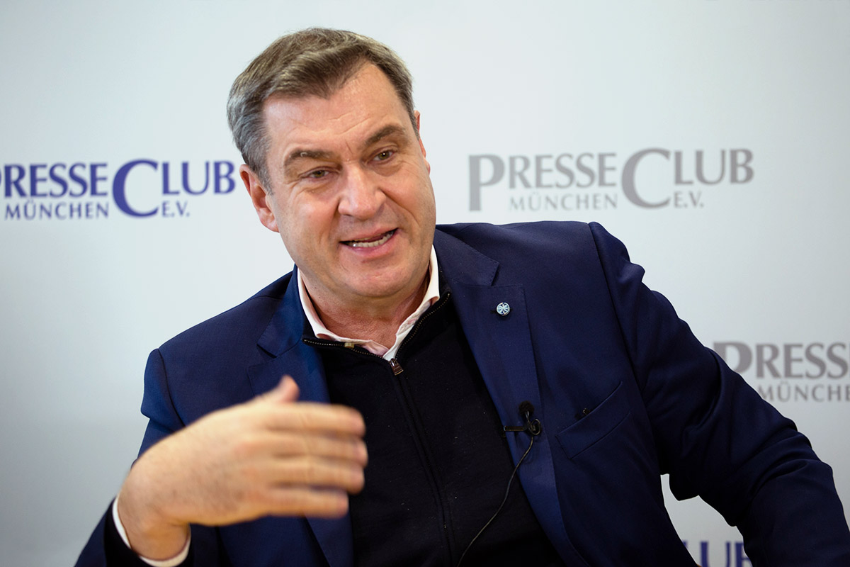 PresseClub-Gespräch mit Ministerpräsident Dr. Markus Söder