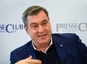 Ministerpräsident Dr. Markus Söder im PresseClub-Gespräch